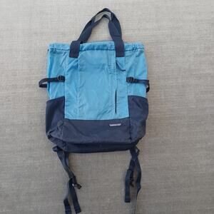Patagonia Ultralight Travel Tote Pack Backpack-Vessel Sky Blue & Navy